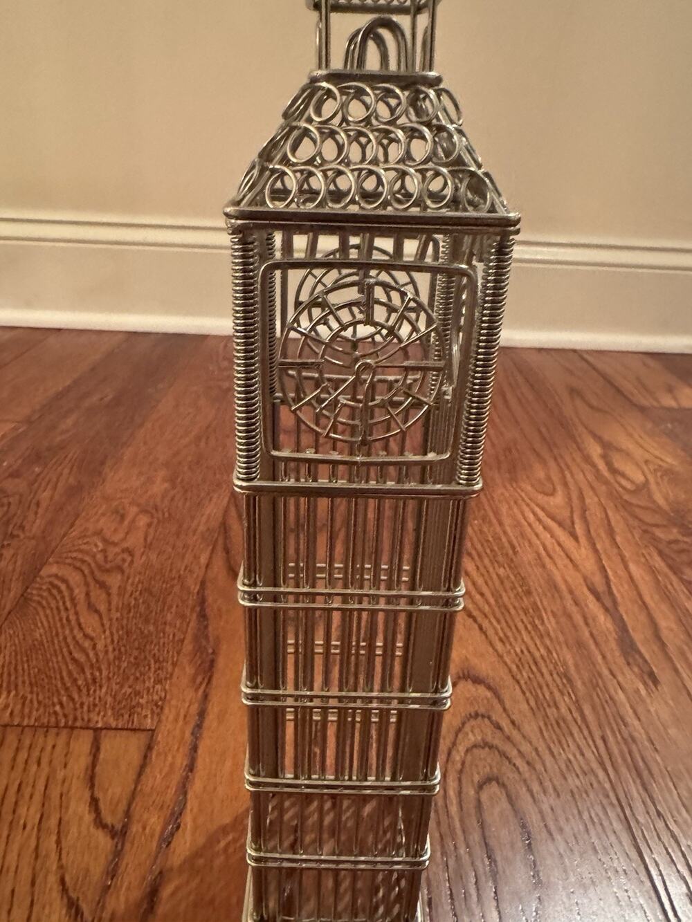 Big Ben Clock London 12" Design Ideas Doodles Architectural Statue Wire Art